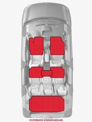 ЭВА коврики «Queen Lux» комплект для Volkswagen Crafter
